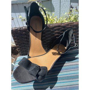 LUCKY BRAND Shoes black leather/suede